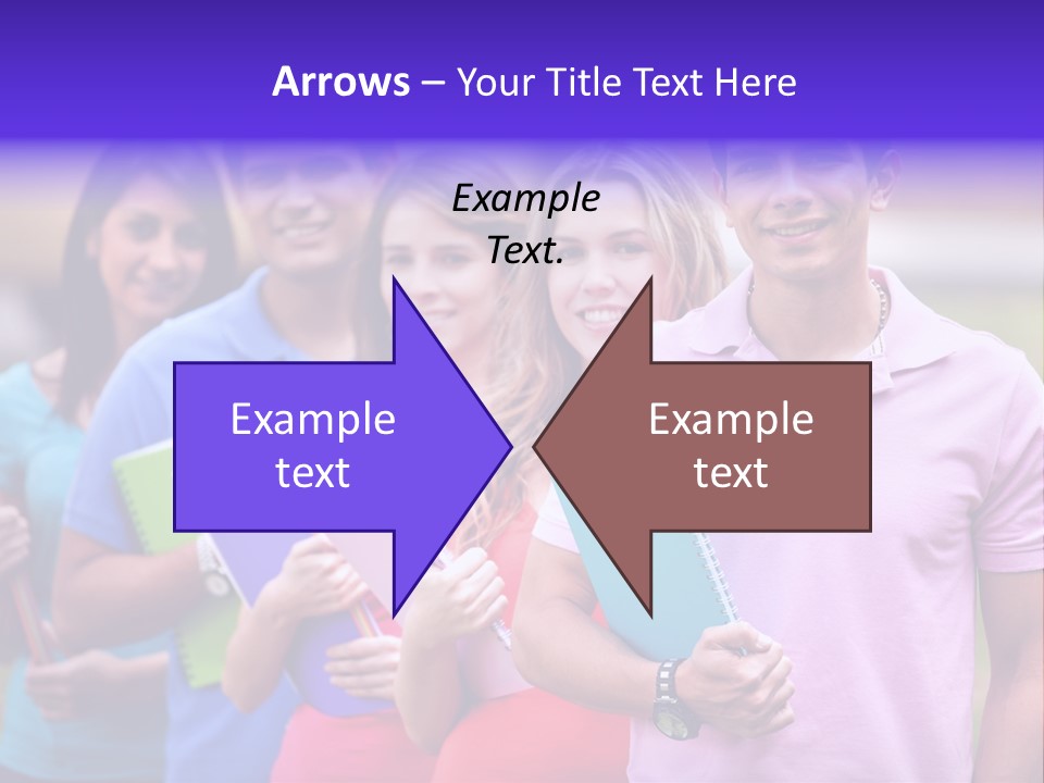 Joy Education Girls PowerPoint Template