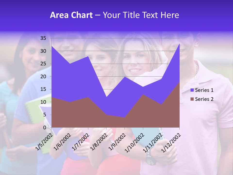 Joy Education Girls PowerPoint Template