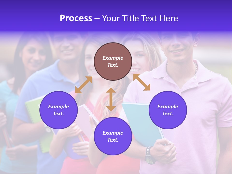 Joy Education Girls PowerPoint Template