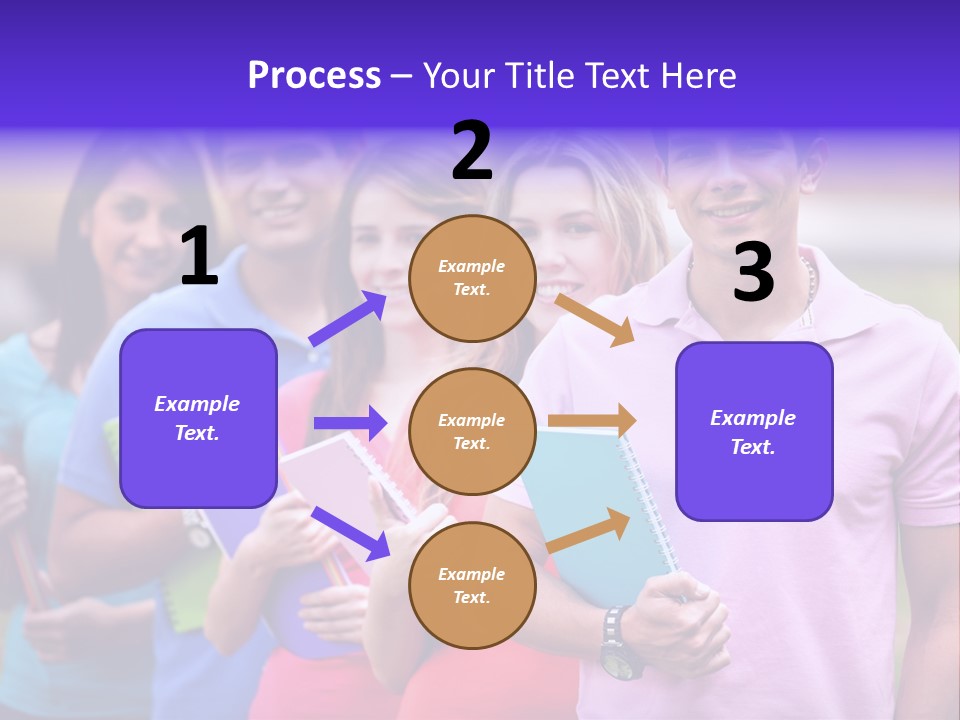 Joy Education Girls PowerPoint Template