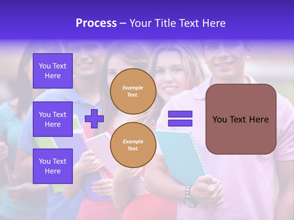 Joy Education Girls PowerPoint Template