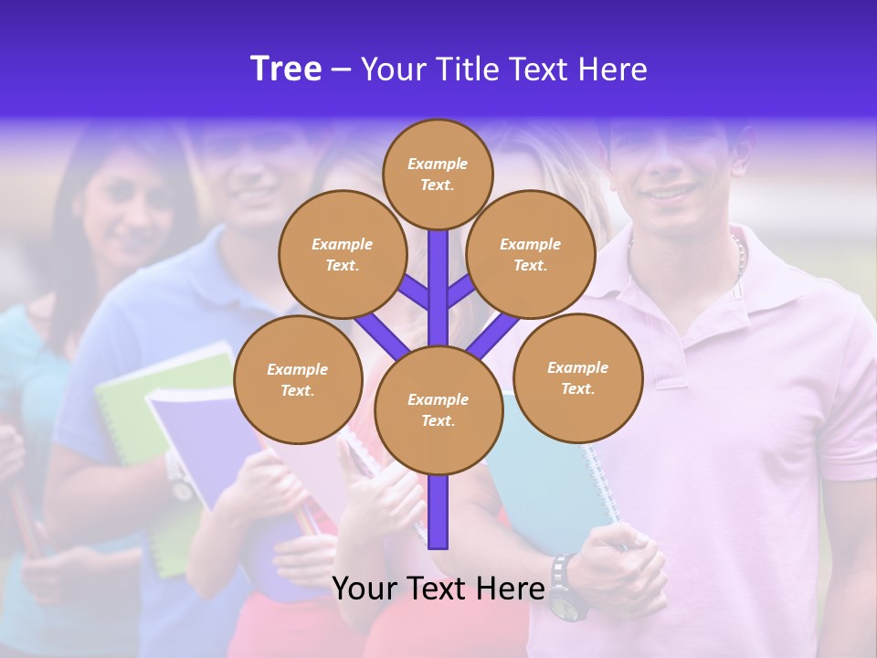 Joy Education Girls PowerPoint Template