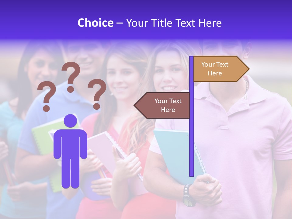 Joy Education Girls PowerPoint Template