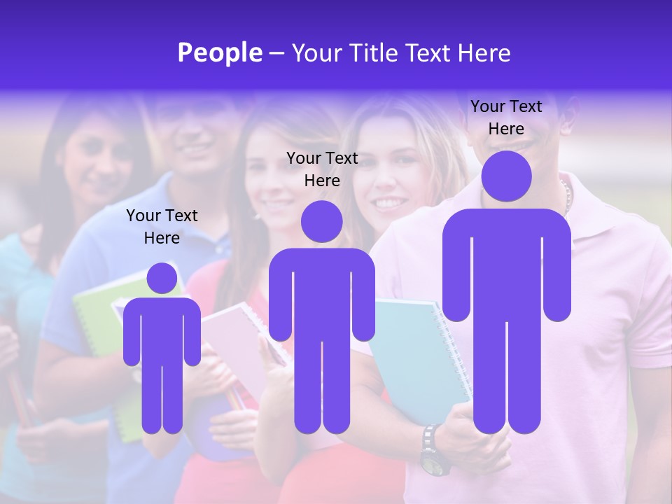 Joy Education Girls PowerPoint Template