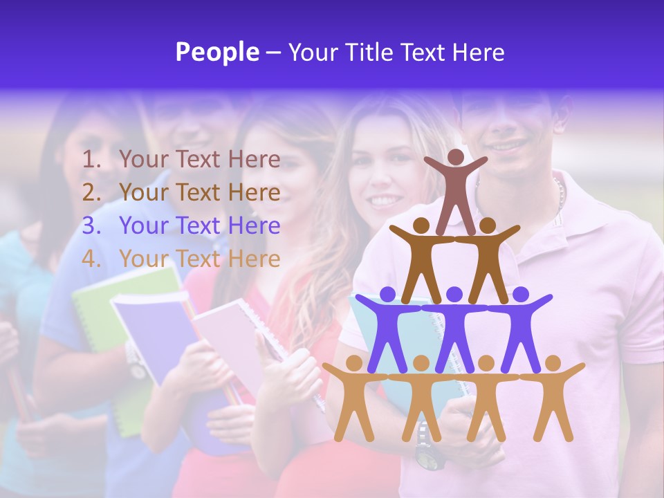 Joy Education Girls PowerPoint Template