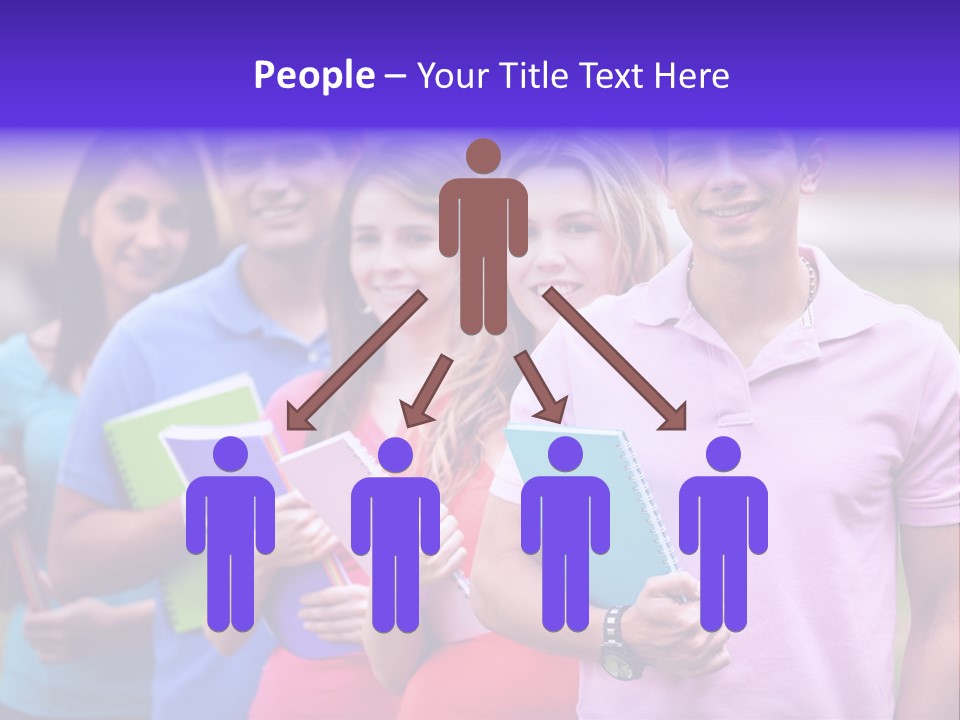 Joy Education Girls PowerPoint Template