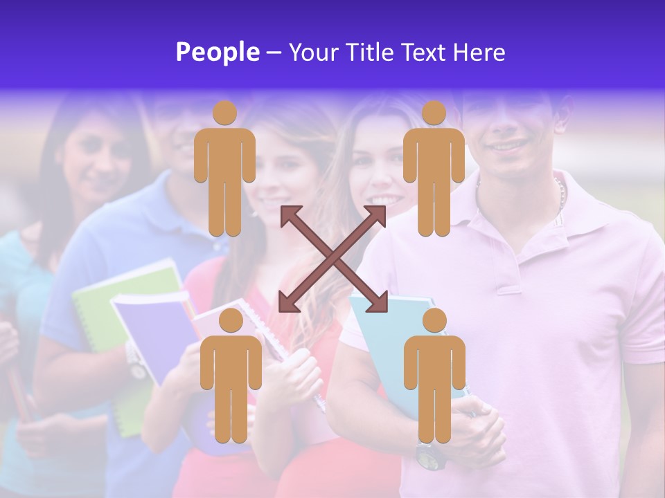 Joy Education Girls PowerPoint Template