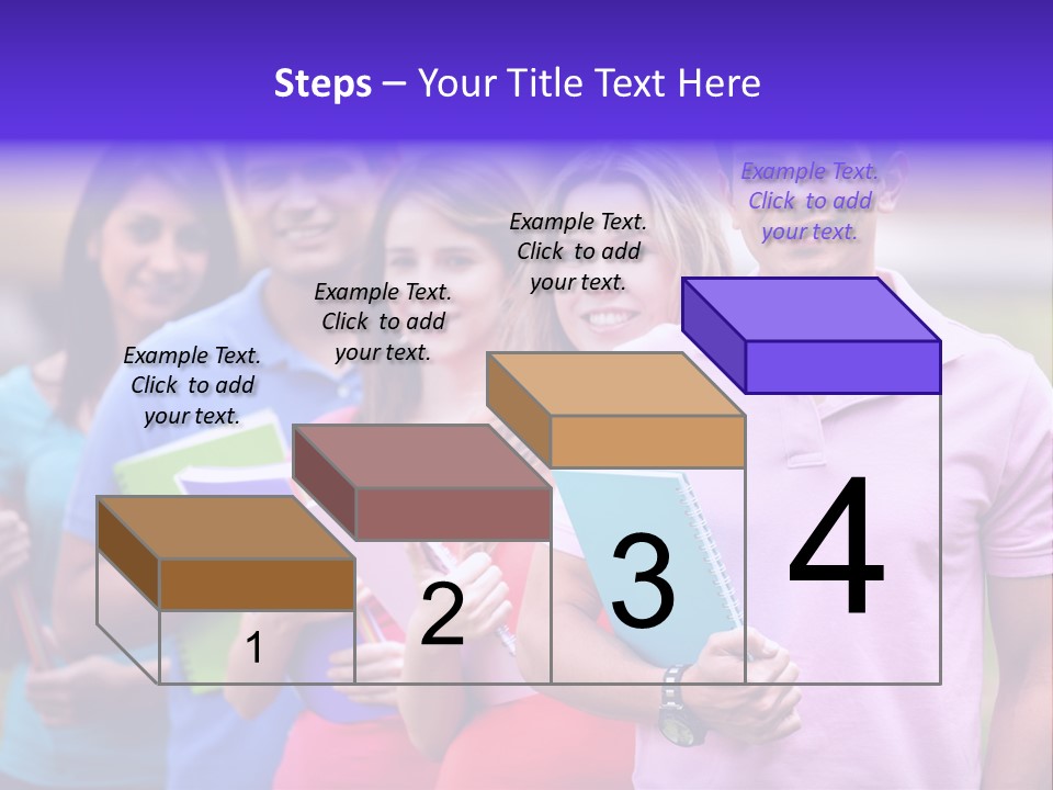 Joy Education Girls PowerPoint Template