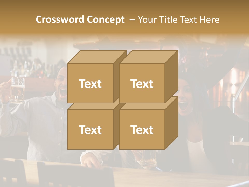 Joy Twenties Caucasian PowerPoint Template