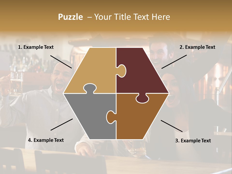 Joy Twenties Caucasian PowerPoint Template