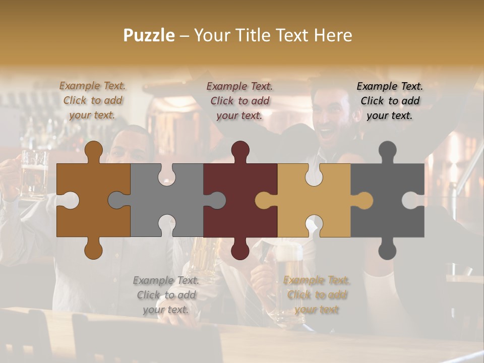 Joy Twenties Caucasian PowerPoint Template