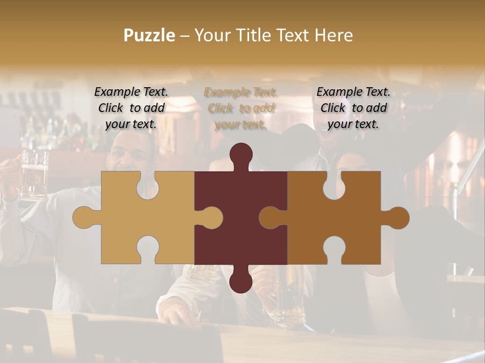 Joy Twenties Caucasian PowerPoint Template