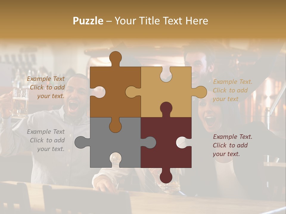 Joy Twenties Caucasian PowerPoint Template