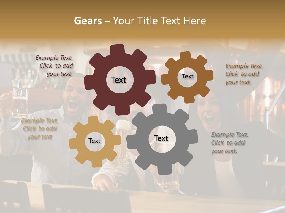 Joy Twenties Caucasian PowerPoint Template