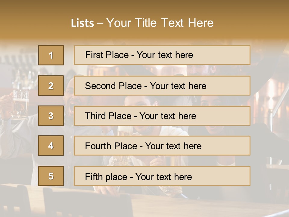 Joy Twenties Caucasian PowerPoint Template