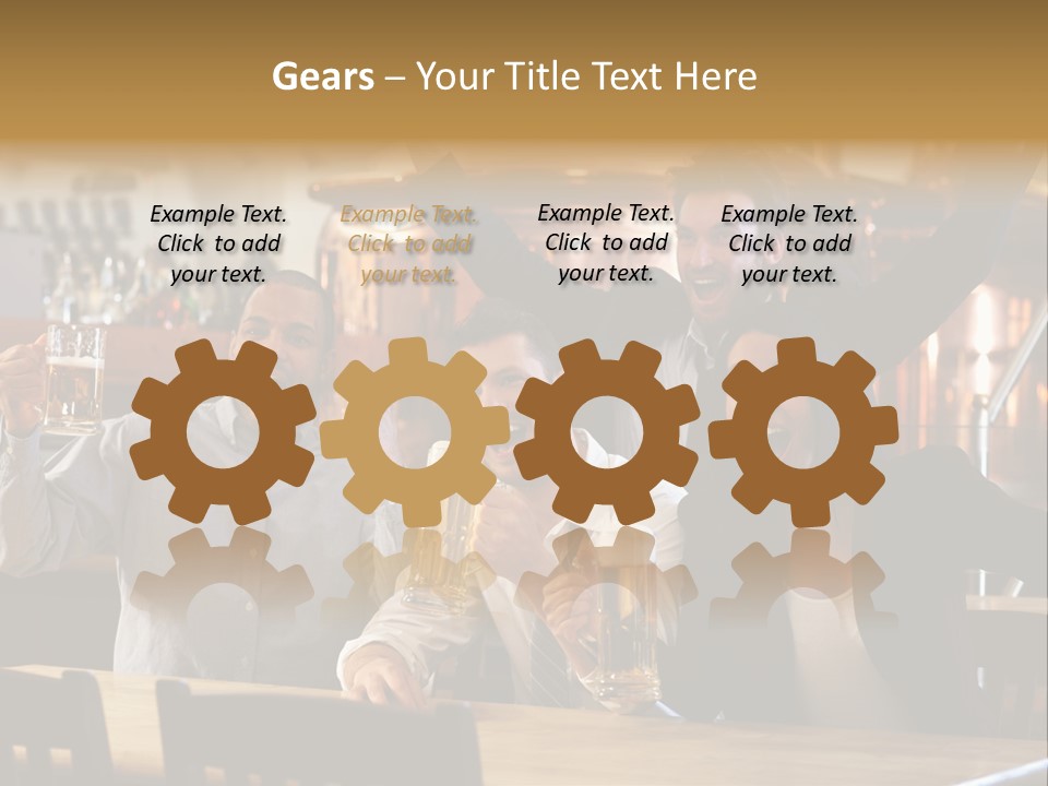 Joy Twenties Caucasian PowerPoint Template