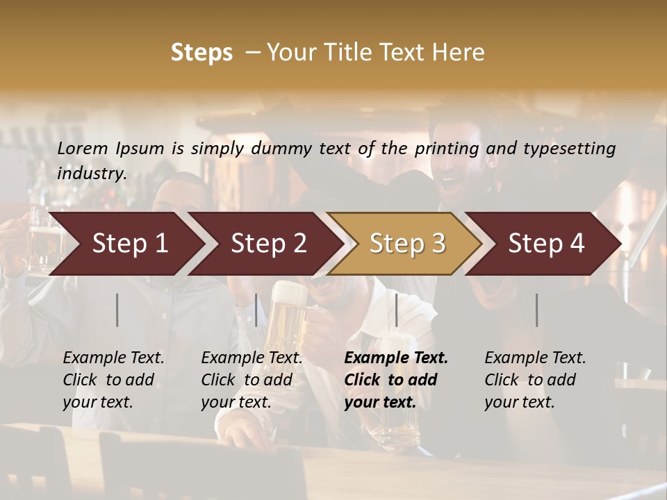 Joy Twenties Caucasian PowerPoint Template