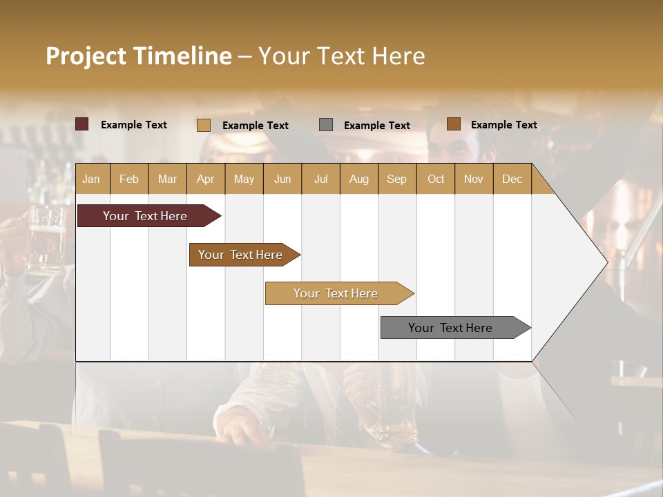Joy Twenties Caucasian PowerPoint Template