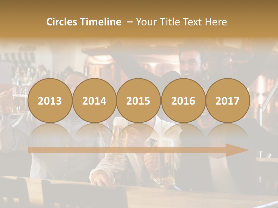 Joy Twenties Caucasian PowerPoint Template