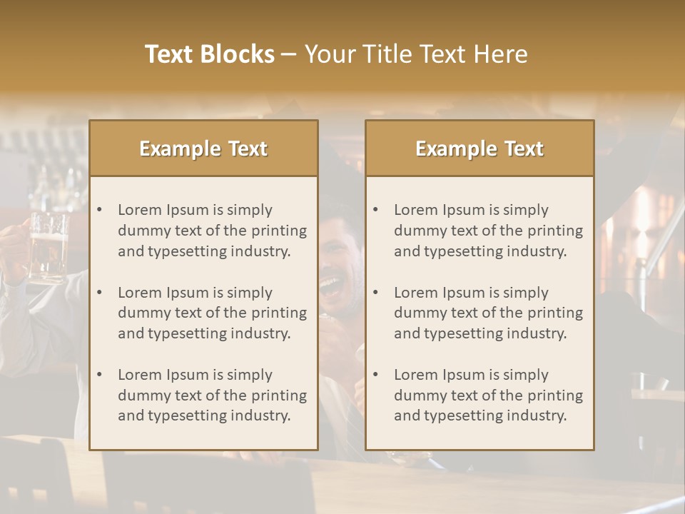 Joy Twenties Caucasian PowerPoint Template