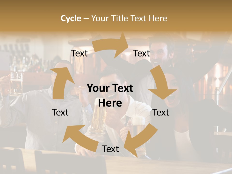 Joy Twenties Caucasian PowerPoint Template