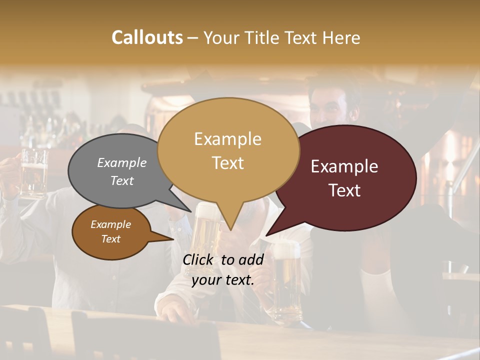 Joy Twenties Caucasian PowerPoint Template