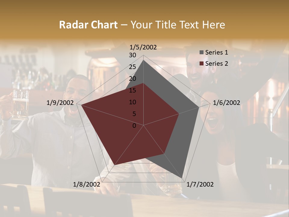 Joy Twenties Caucasian PowerPoint Template