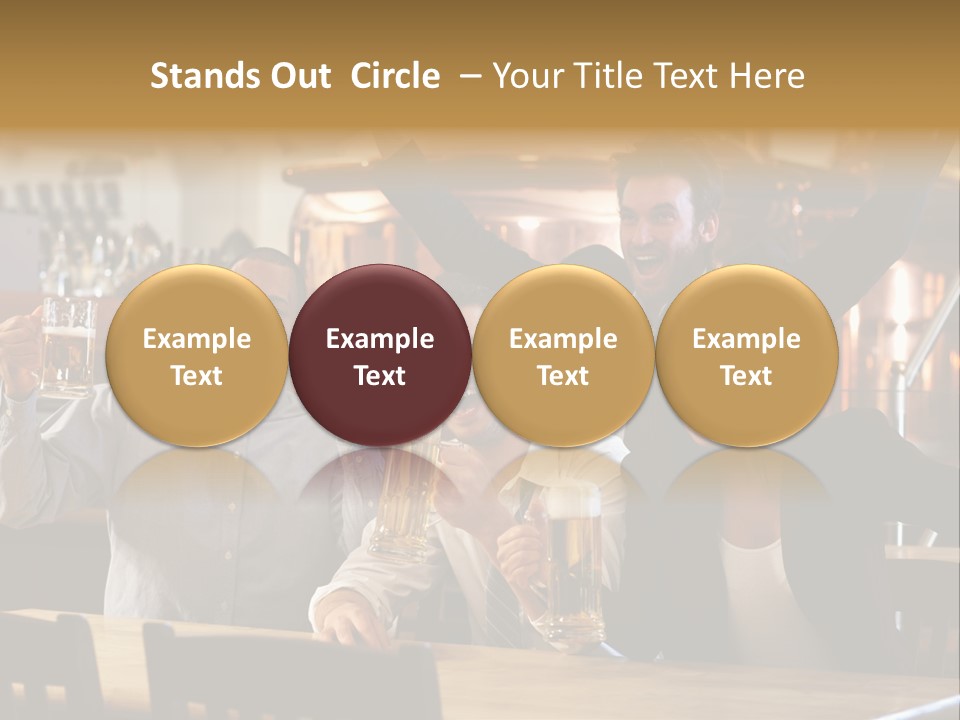 Joy Twenties Caucasian PowerPoint Template