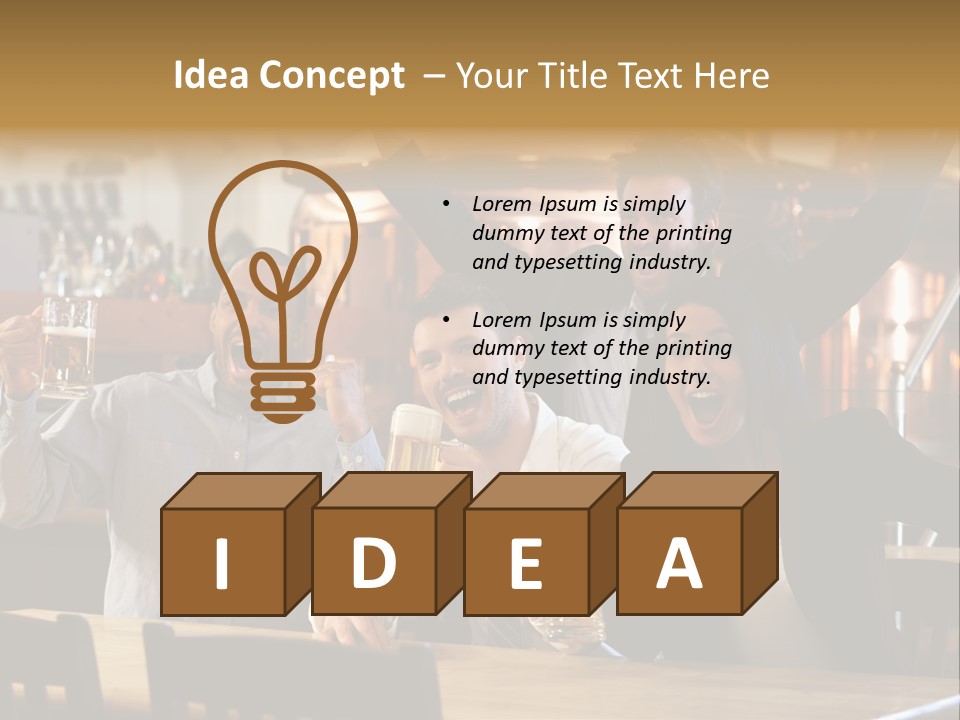 Joy Twenties Caucasian PowerPoint Template