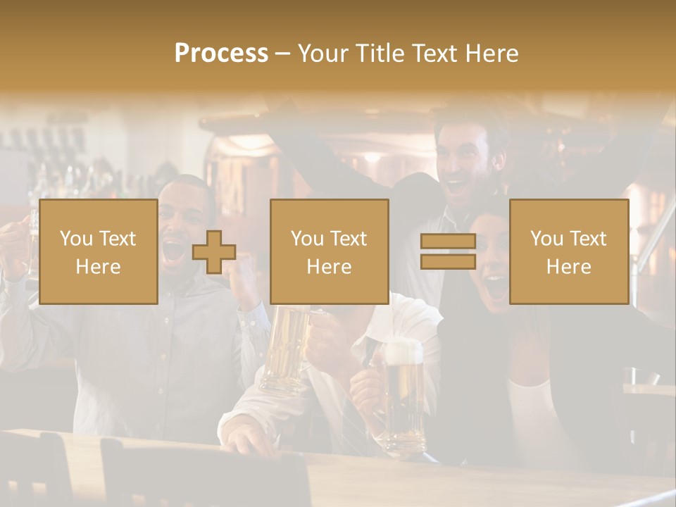 Joy Twenties Caucasian PowerPoint Template