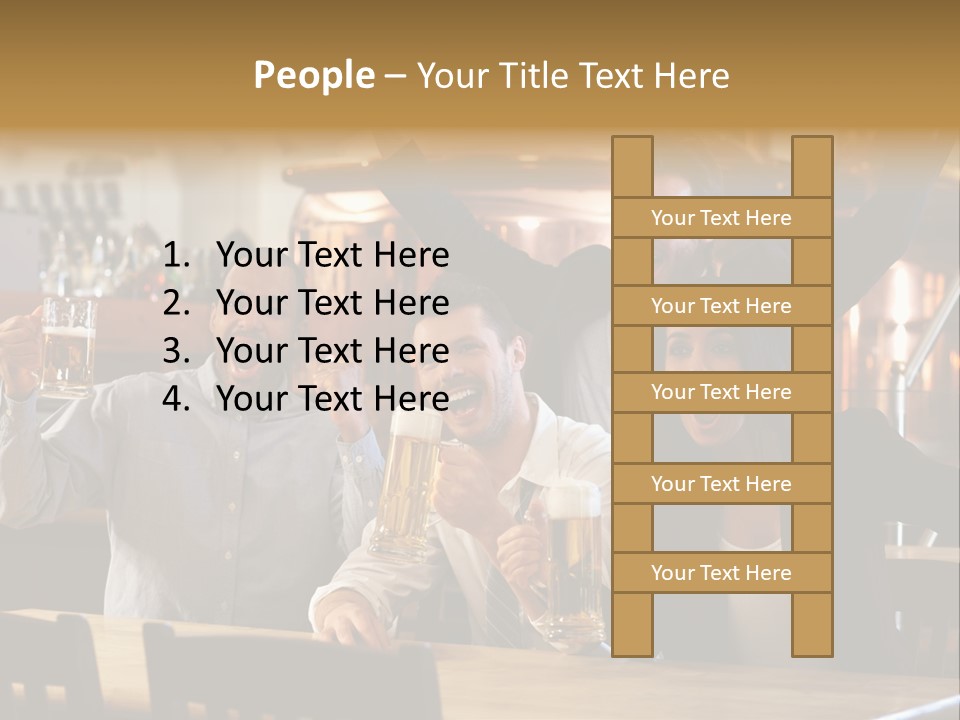 Joy Twenties Caucasian PowerPoint Template