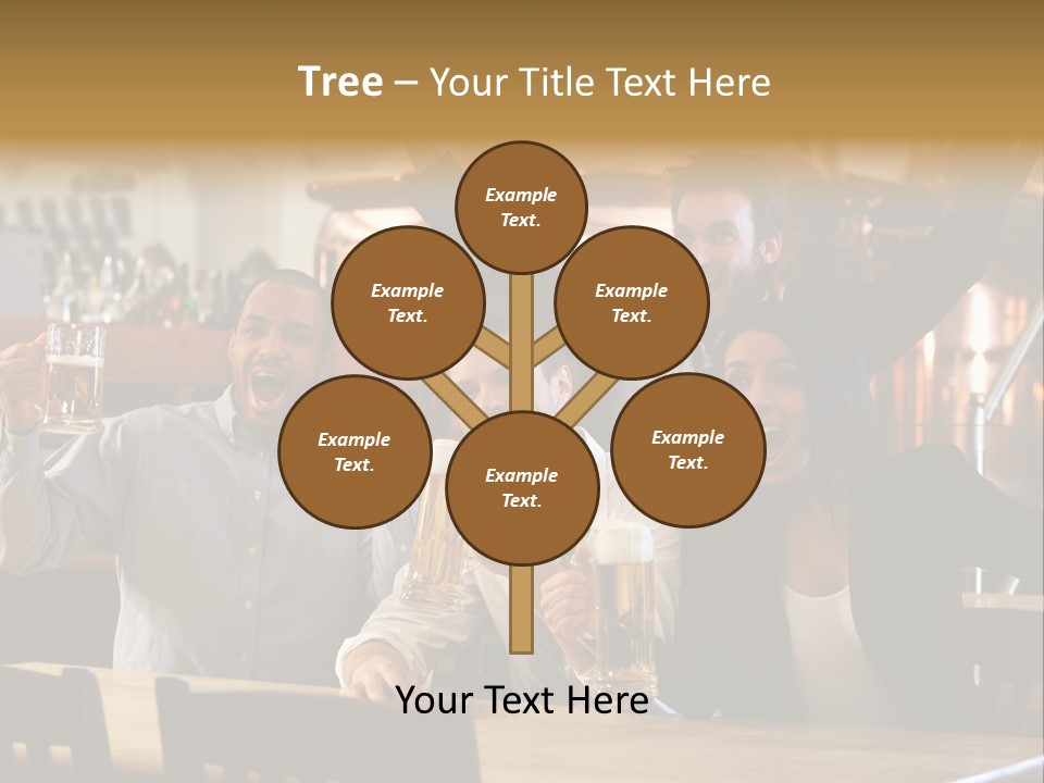 Joy Twenties Caucasian PowerPoint Template