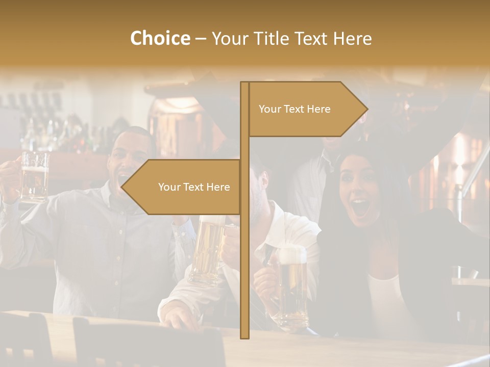 Joy Twenties Caucasian PowerPoint Template