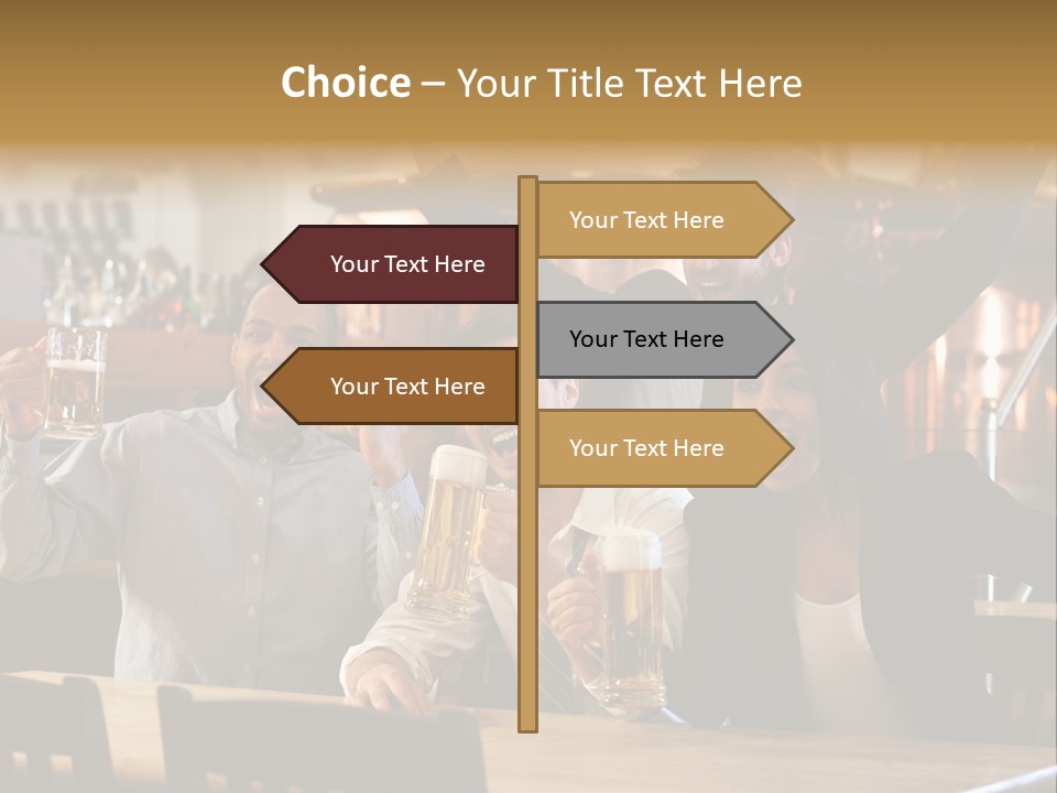 Joy Twenties Caucasian PowerPoint Template