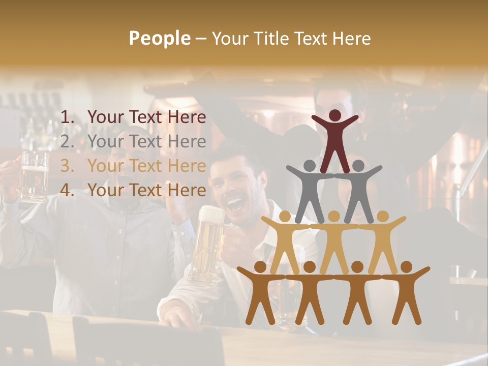 Joy Twenties Caucasian PowerPoint Template