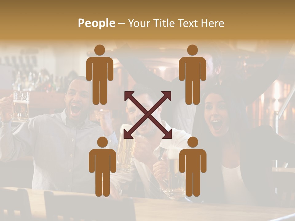 Joy Twenties Caucasian PowerPoint Template