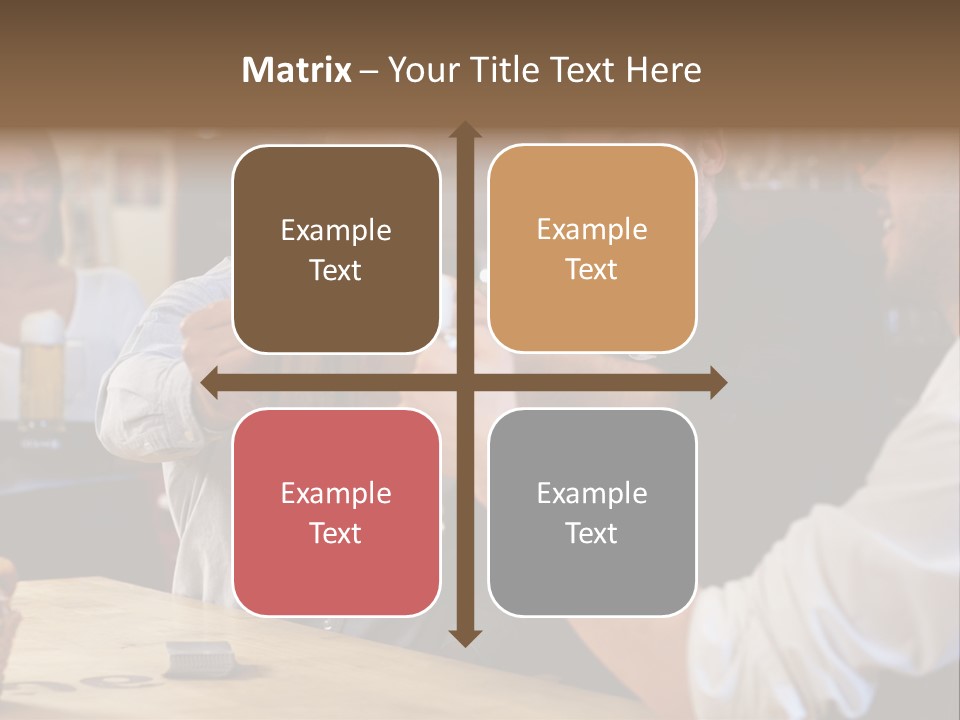 Four Man Joyful PowerPoint Template