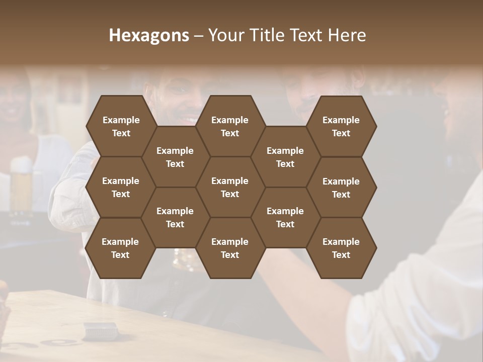 Four Man Joyful PowerPoint Template