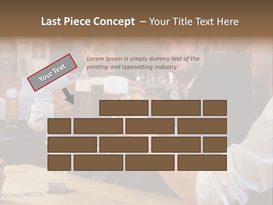 Four Man Joyful PowerPoint Template