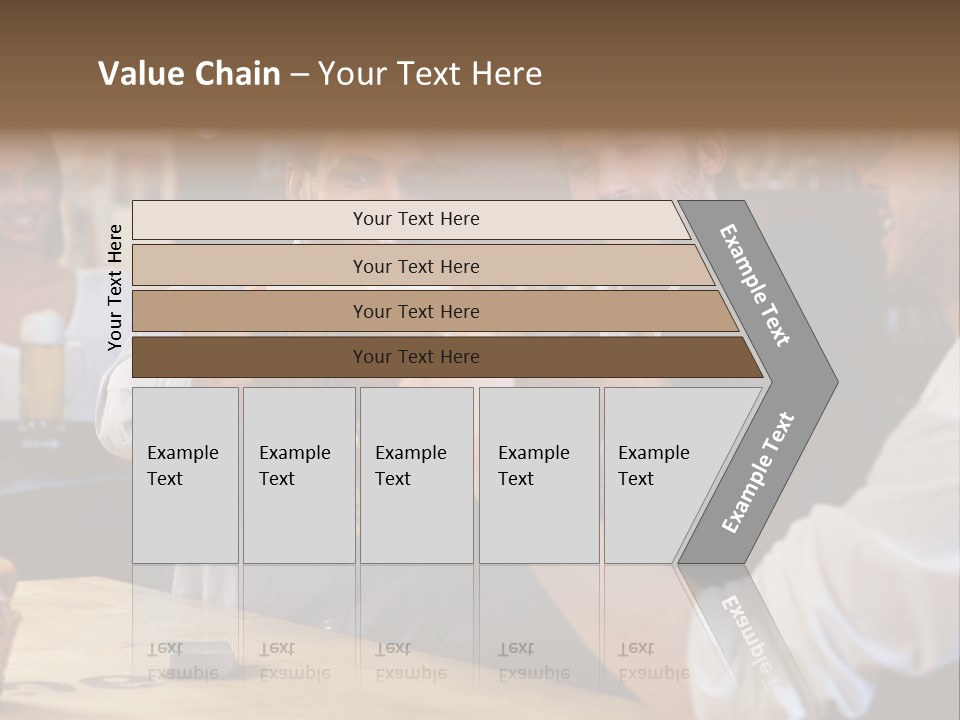 Four Man Joyful PowerPoint Template