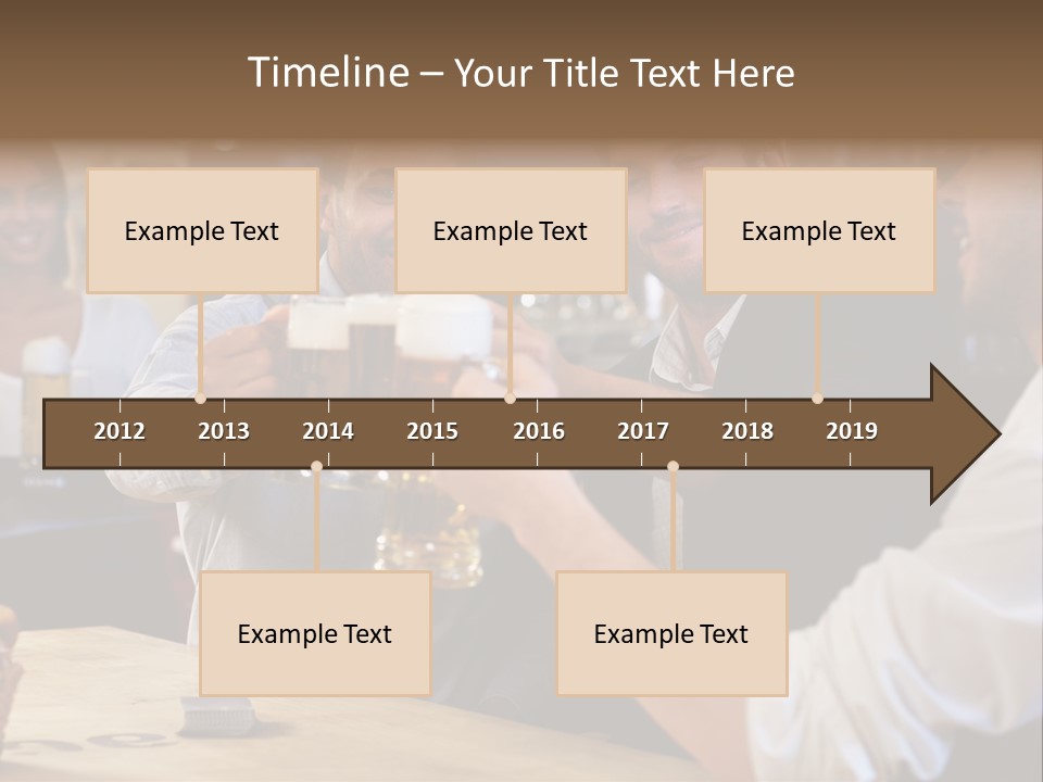 Four Man Joyful PowerPoint Template