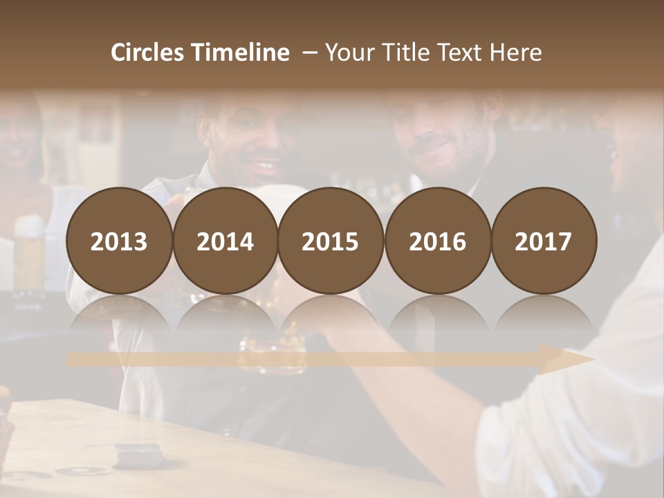 Four Man Joyful PowerPoint Template