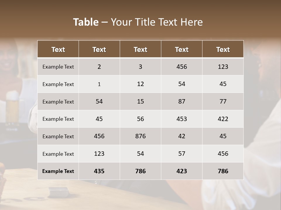 Four Man Joyful PowerPoint Template