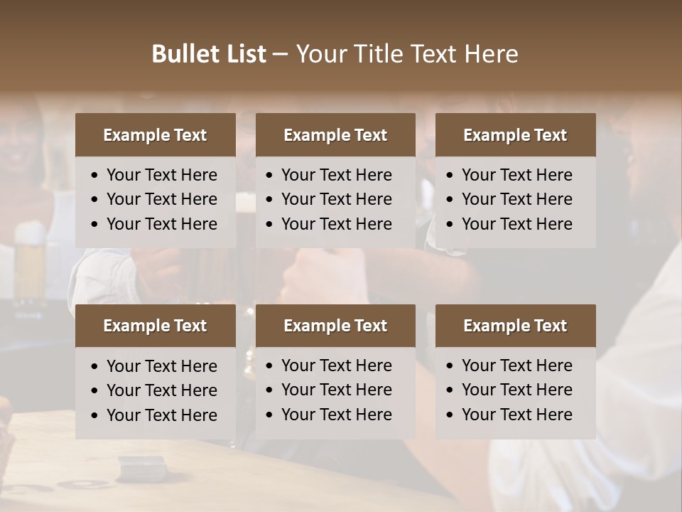 Four Man Joyful PowerPoint Template