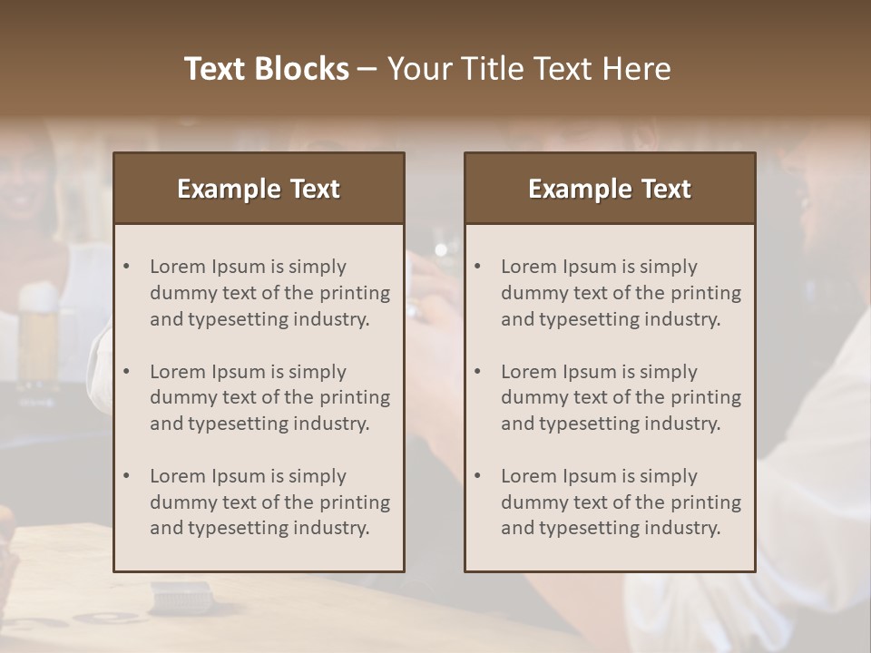 Four Man Joyful PowerPoint Template
