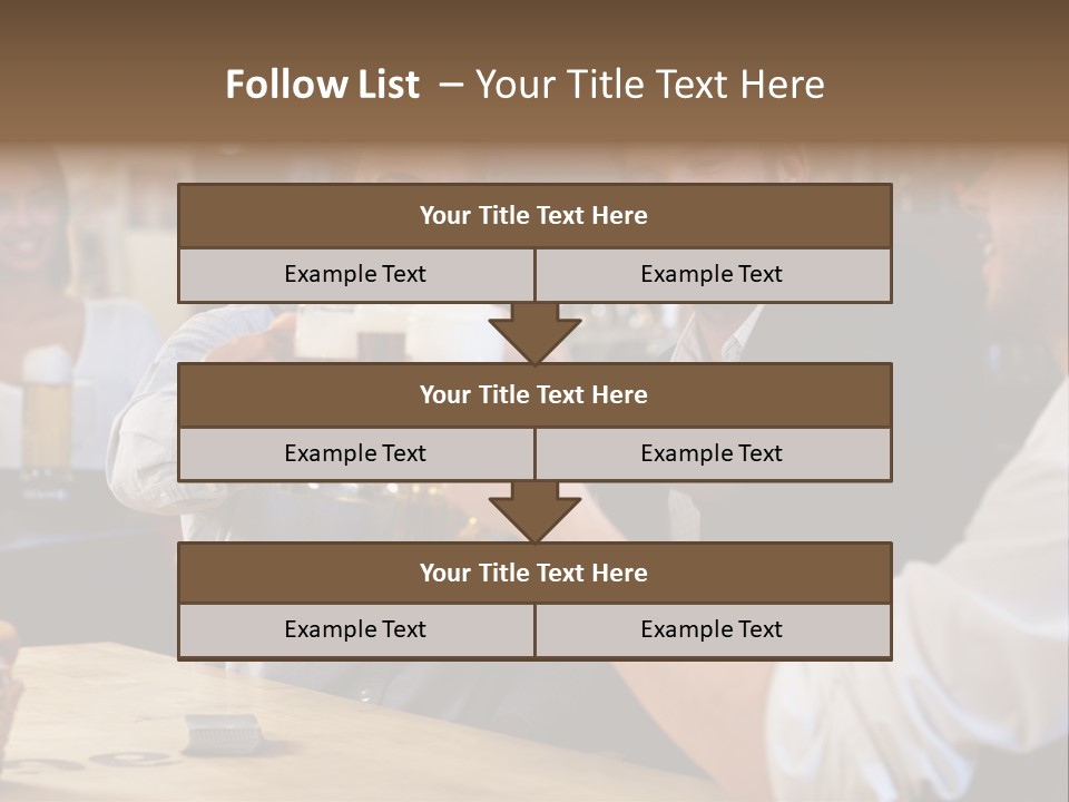 Four Man Joyful PowerPoint Template