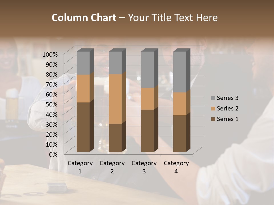 Four Man Joyful PowerPoint Template