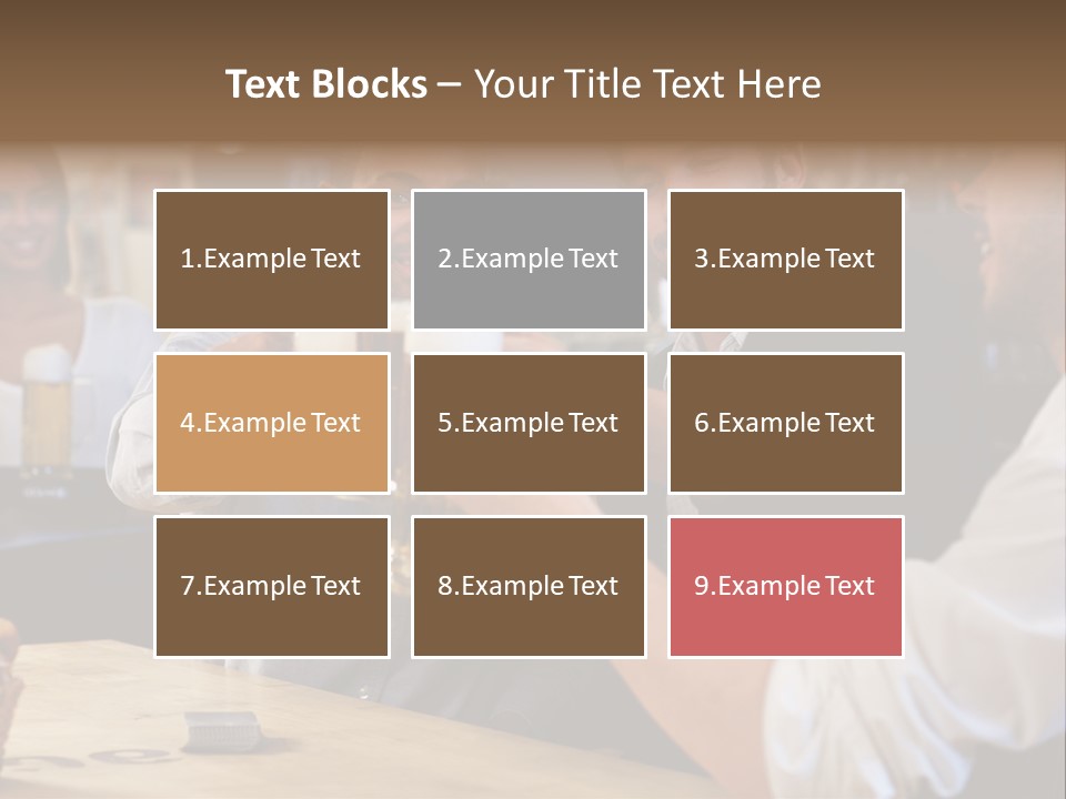 Four Man Joyful PowerPoint Template