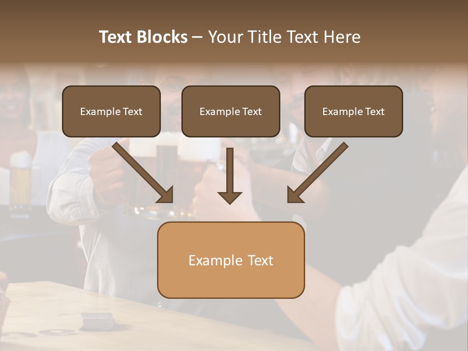Four Man Joyful PowerPoint Template