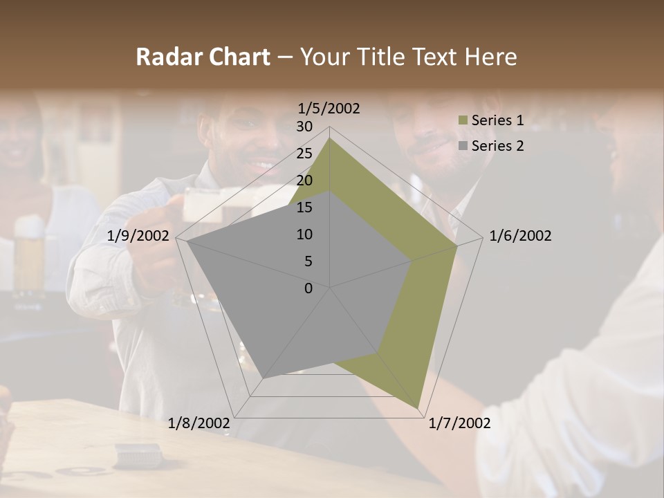 Four Man Joyful PowerPoint Template